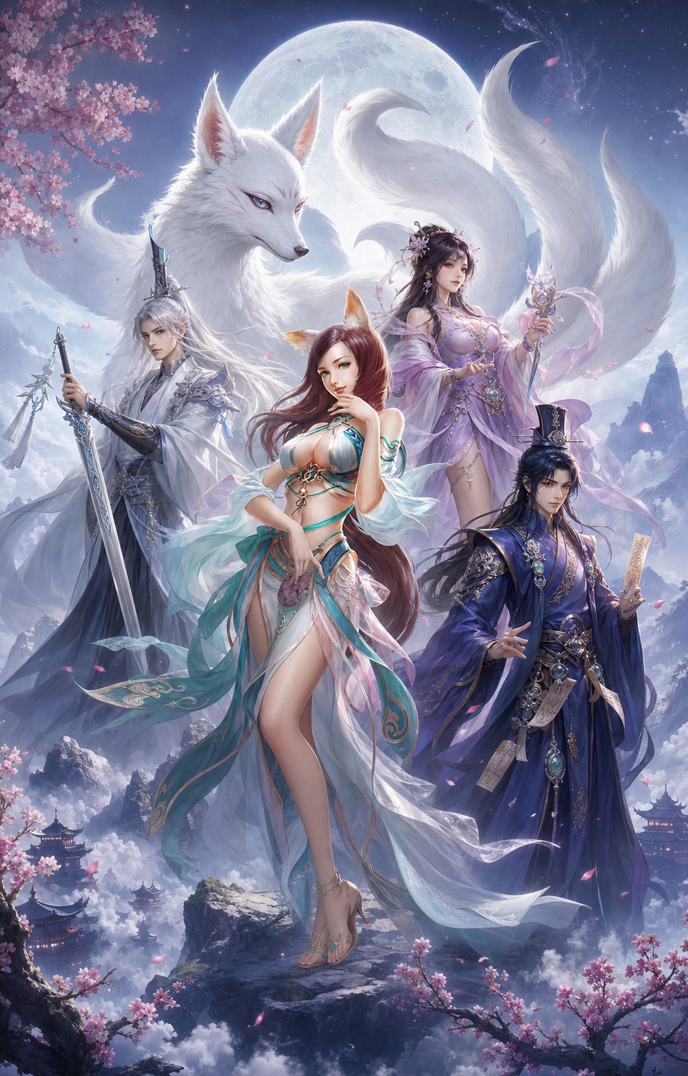 青丘仙友阵容画面